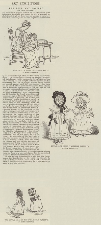 Illustraties door Kate Greenaway door Kate Greenaway